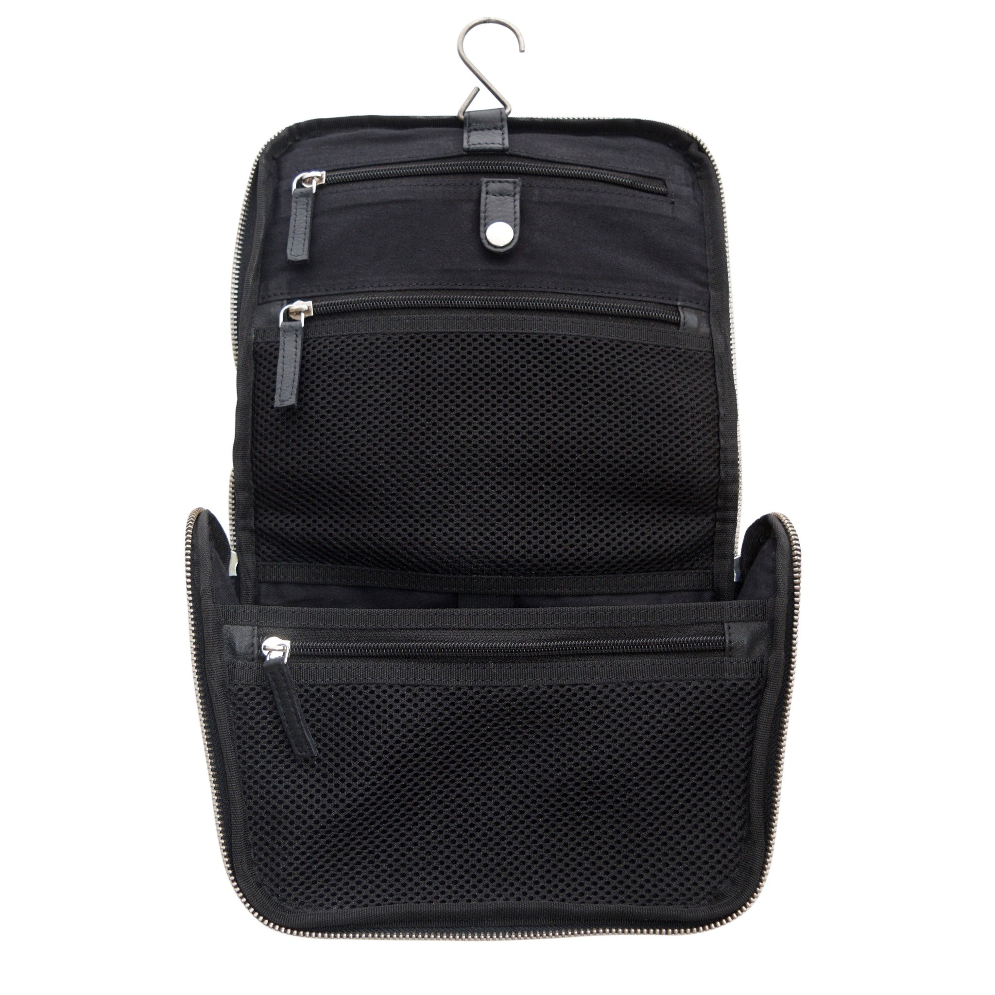 Hanging Leather Travel Kit - Image 2