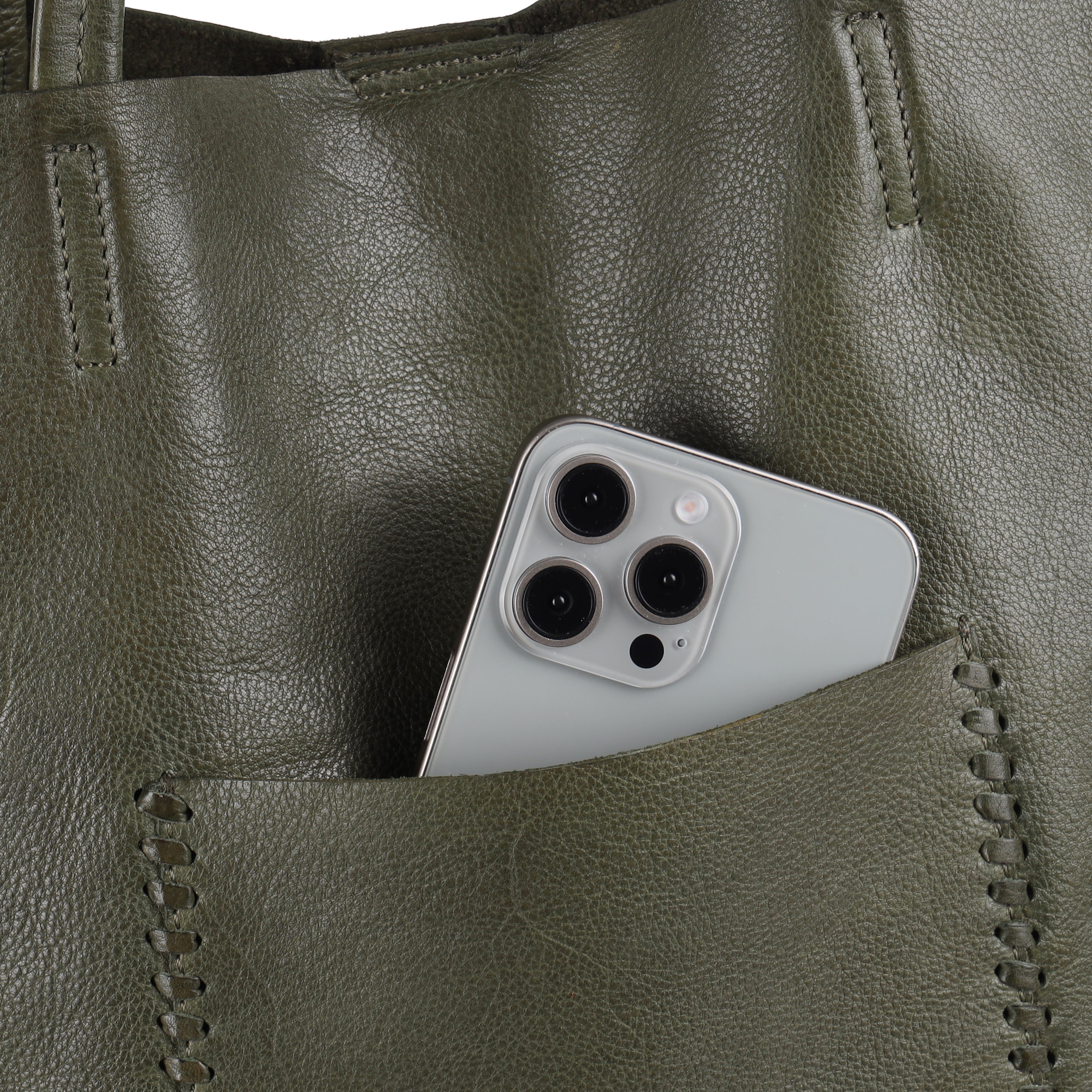 Dolce Leather Tote Bag - Image 6