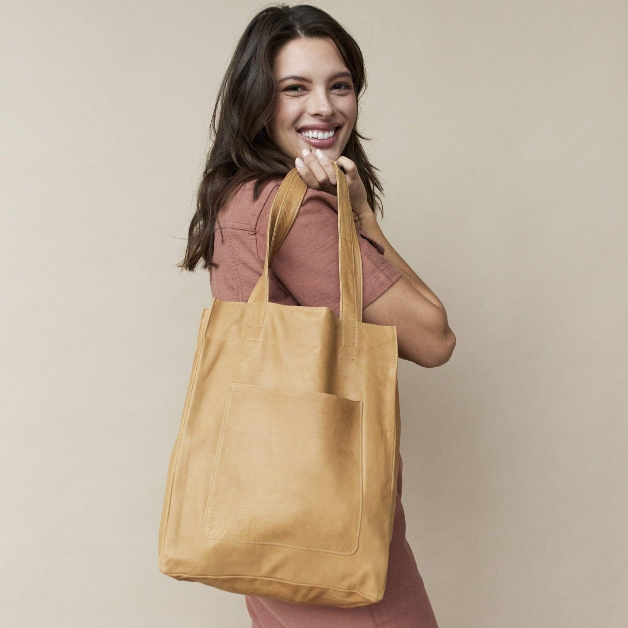 Margie Leather Tote Bag - Image 22