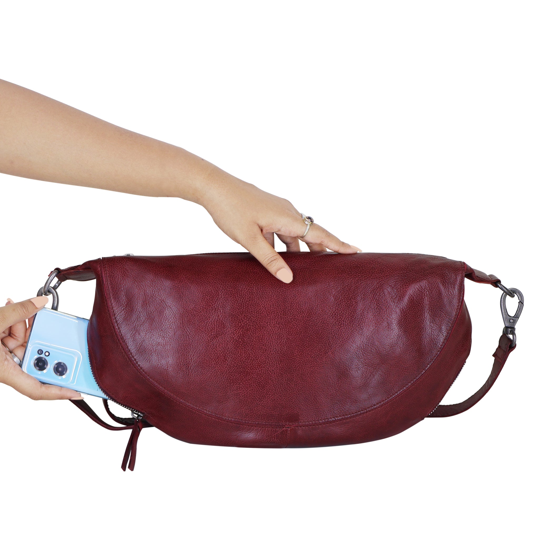 Callie Leather Sling Bag - Image 22