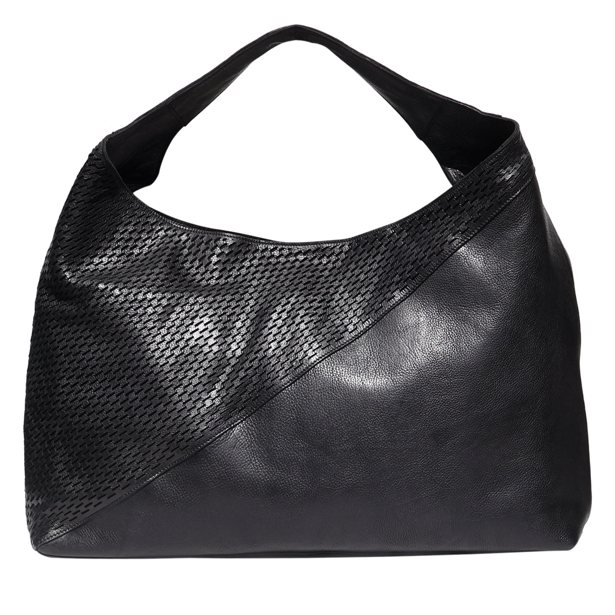 Lindsey Laser Leather Tote Bag - Image 10