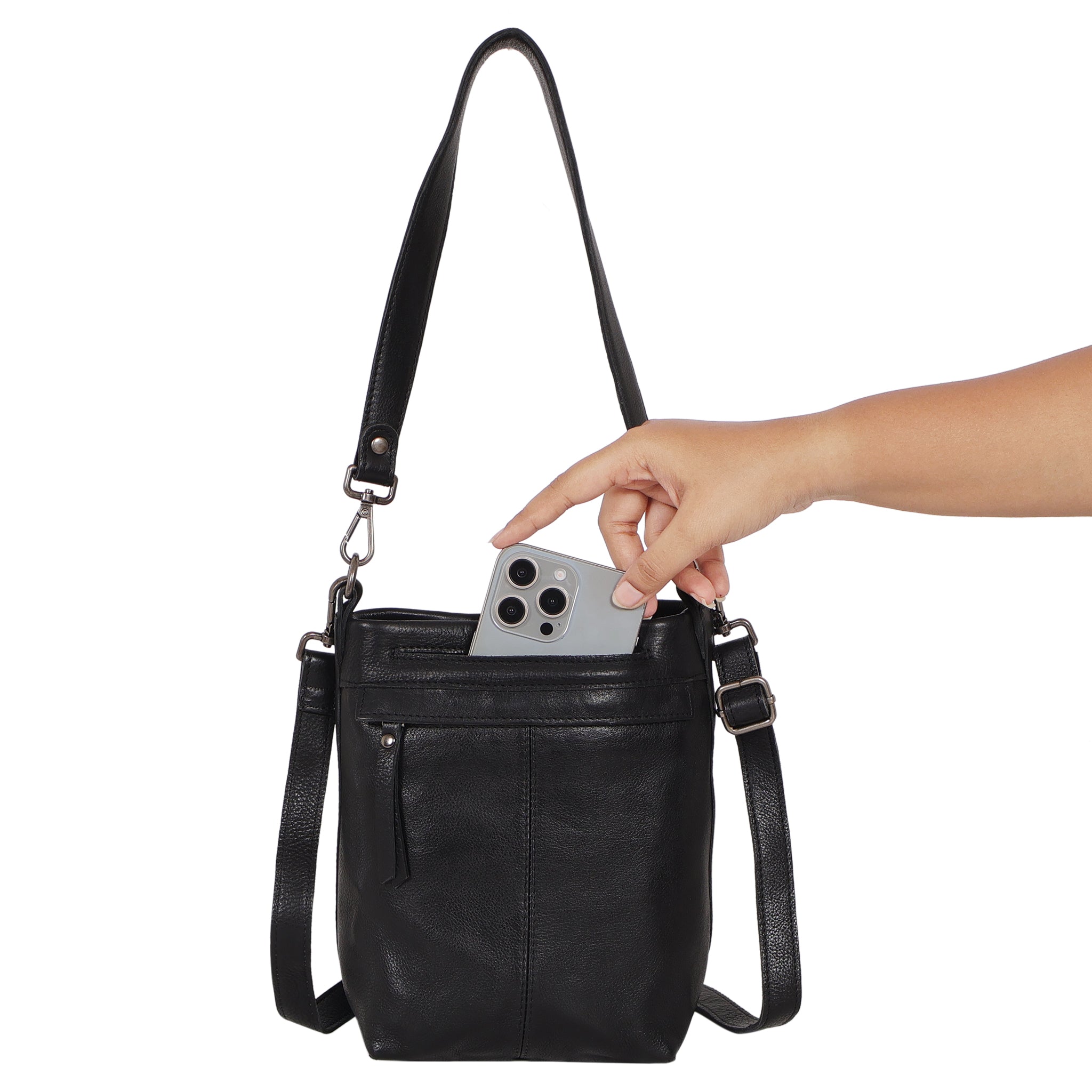 Fran Leather Crossbody - Image 32