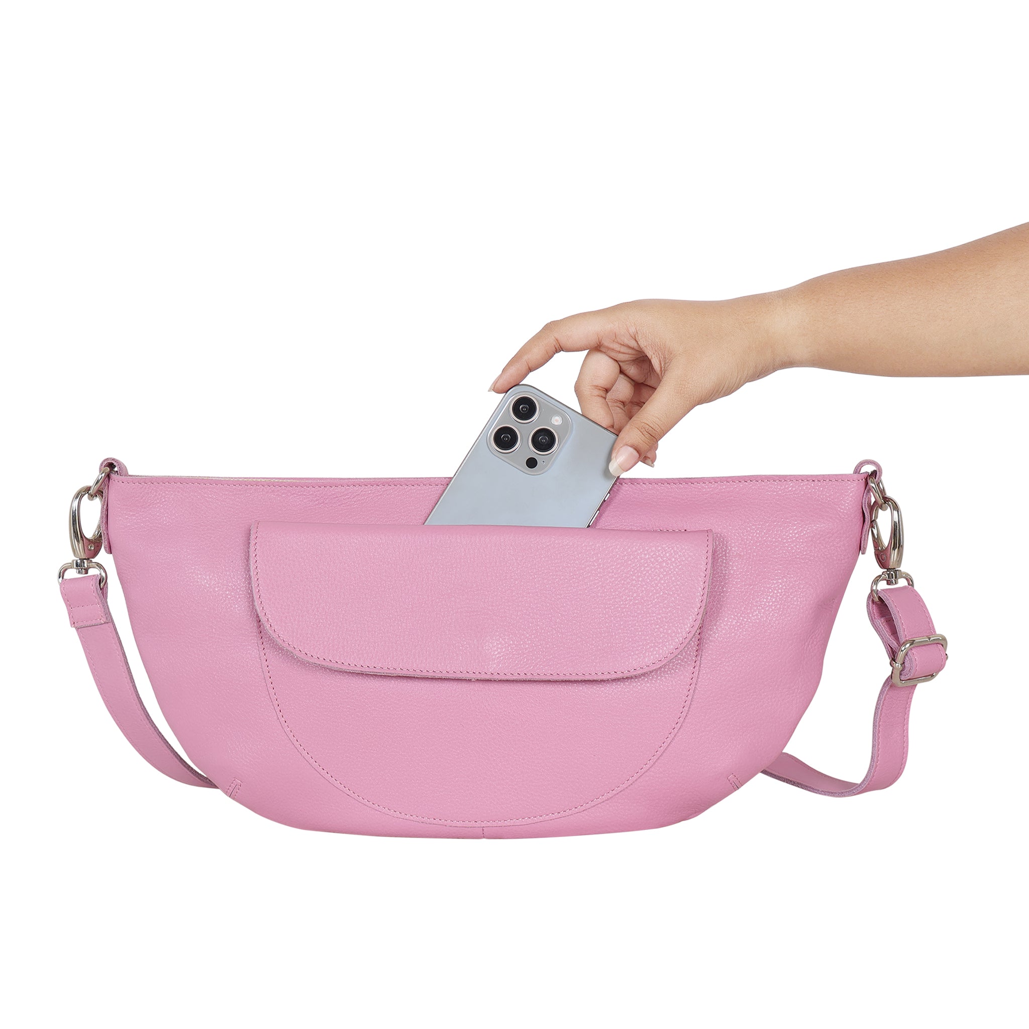 Coco Leather Sling Bag - Image 17