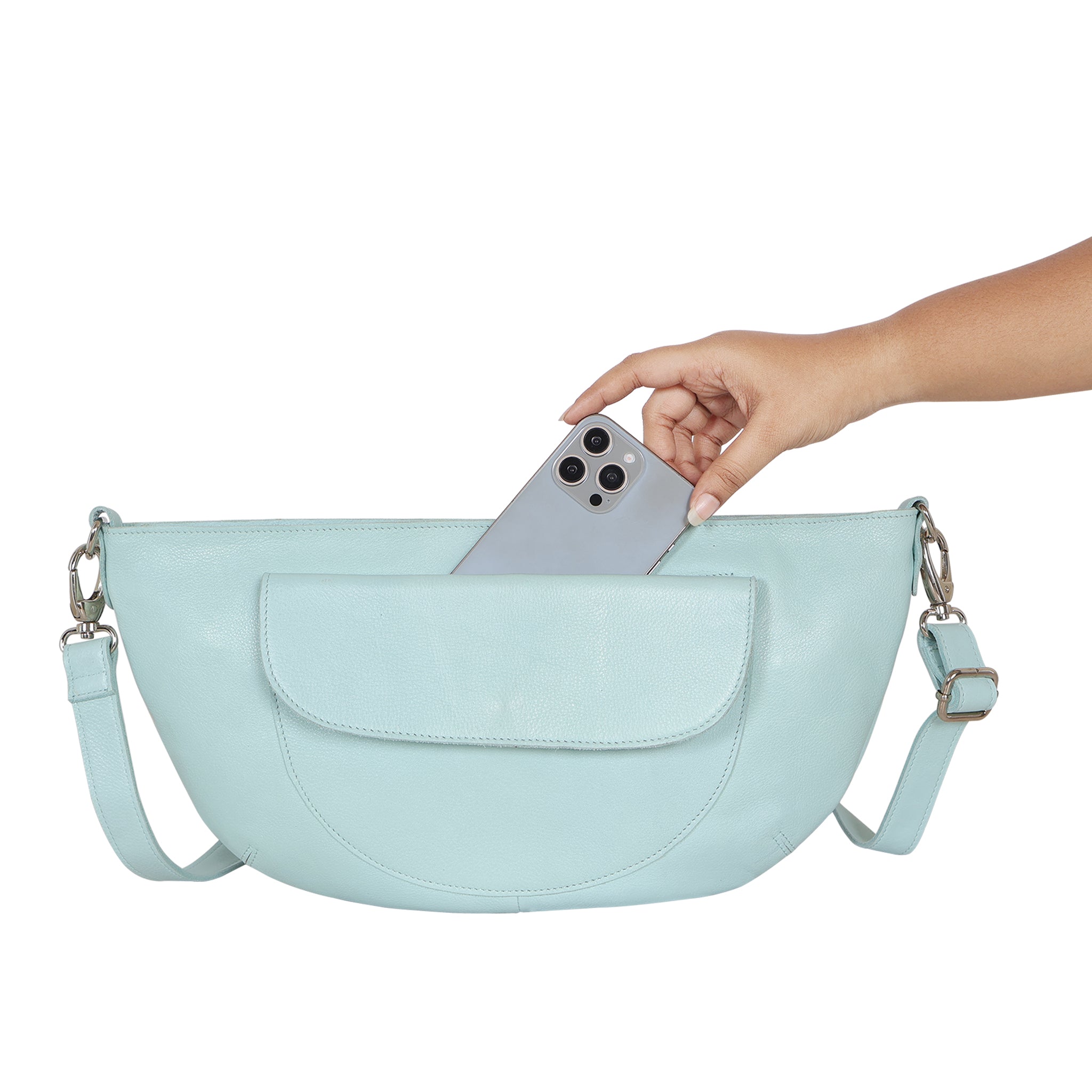 Coco Leather Sling Bag - Image 13