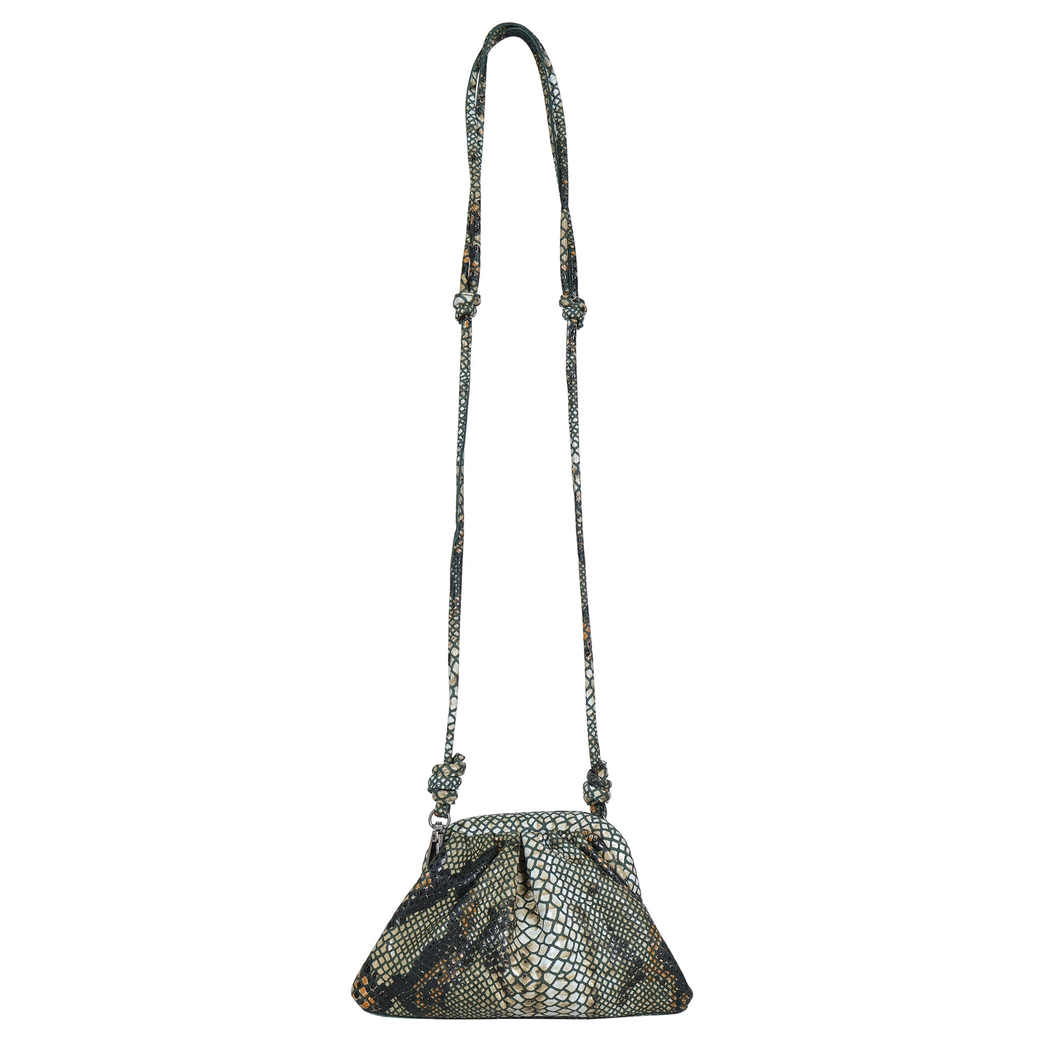 Foil Layla Leather Crossbody Bag - Image 8