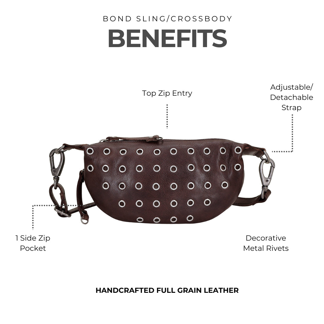 Bond Leather Sling Bag - Image 8