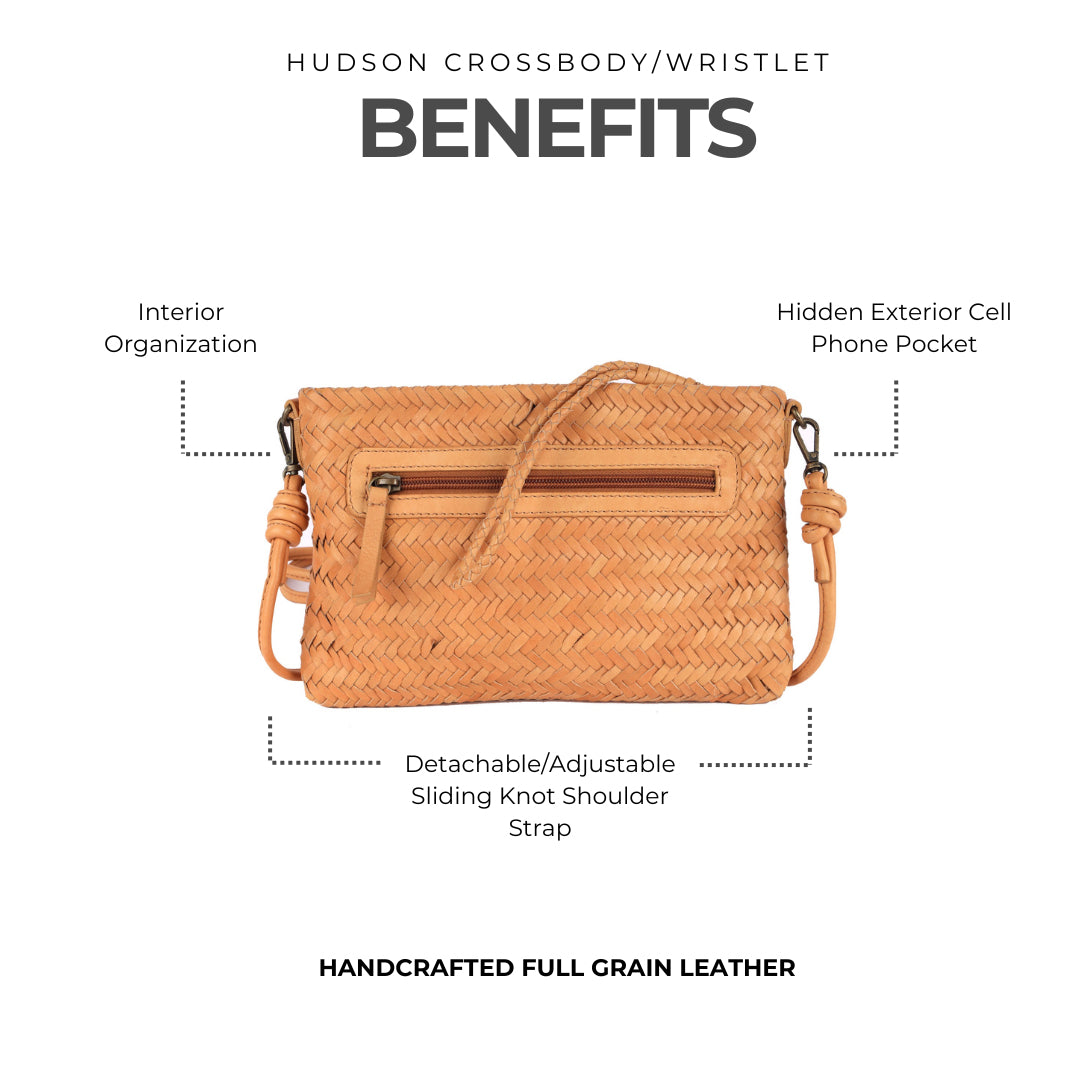 Hudson Leather Crossbody Bag - Image 6