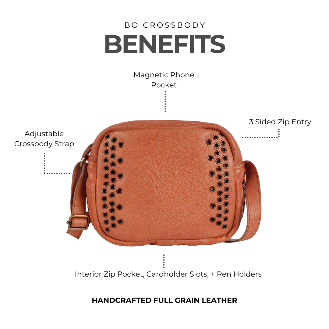 Bo Leather Crossbody Bag - Image 5