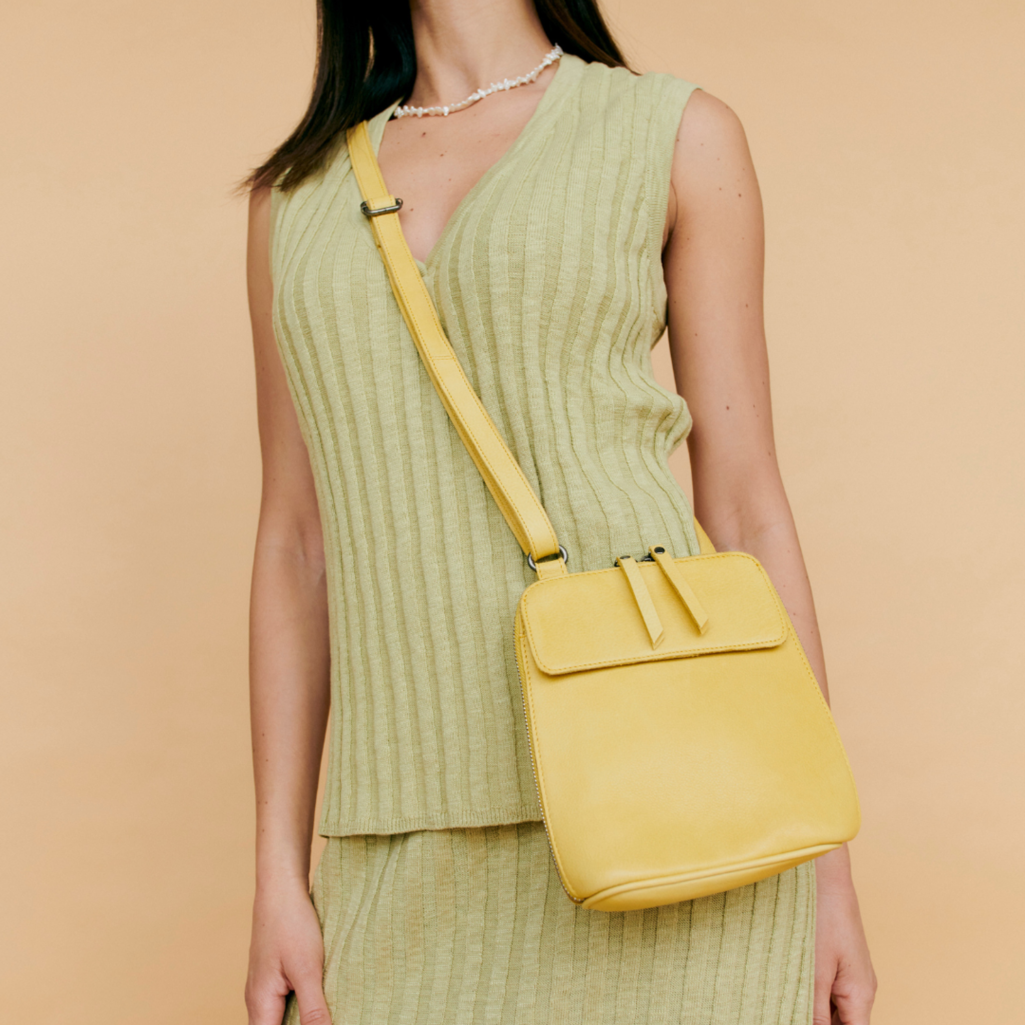 Lucy Leather Crossbody Bag - Image 15