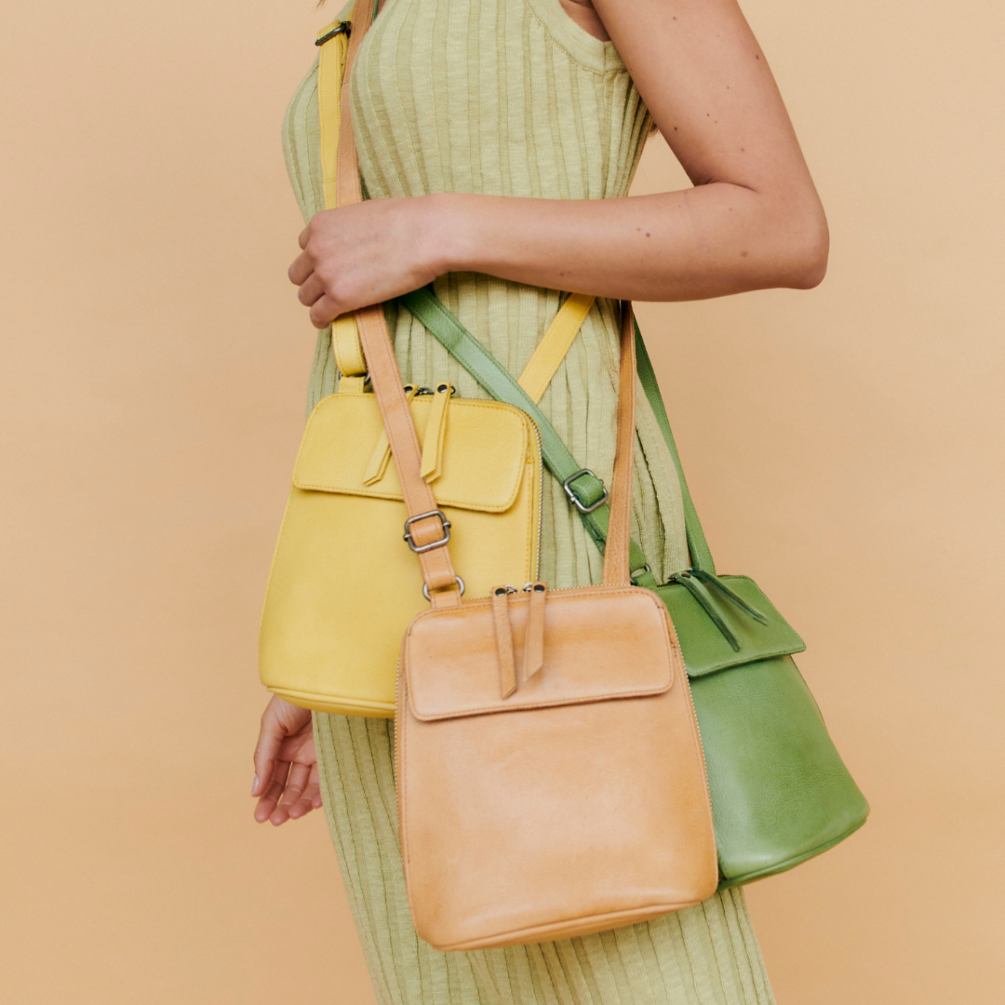 Lucy Leather Crossbody Bag - Image 16