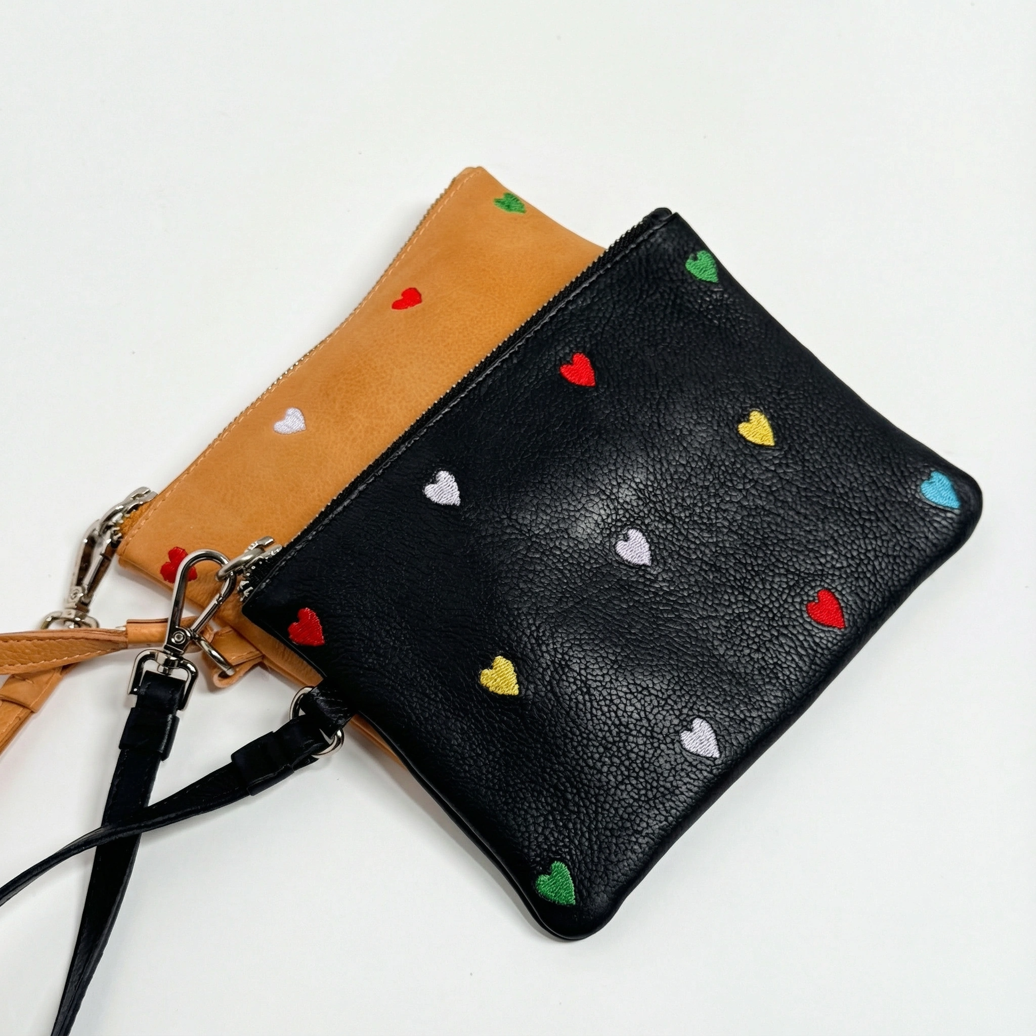 Heart Leather Zip Pouch - Image 10