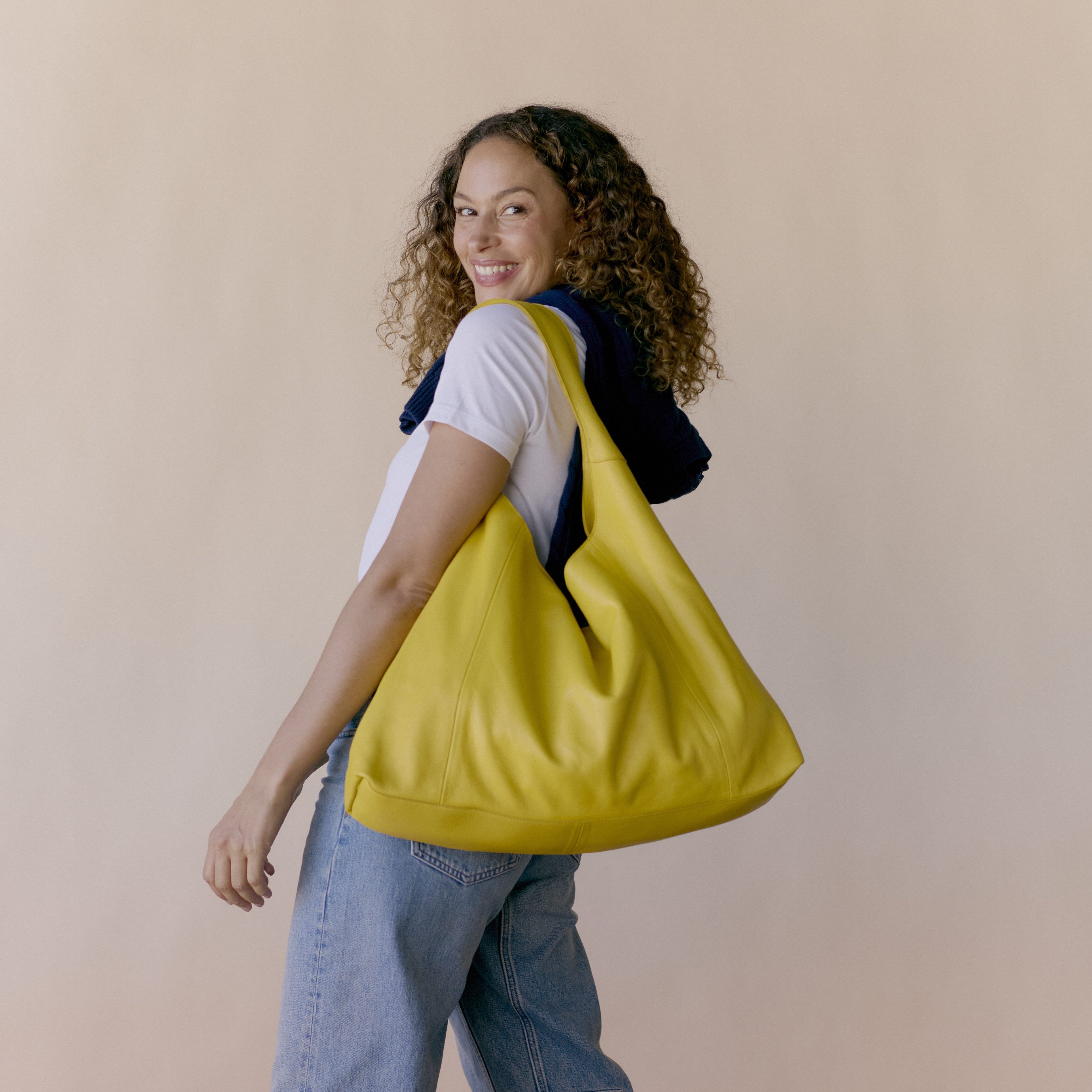 Lindsey Leather Tote Bag - Image 12