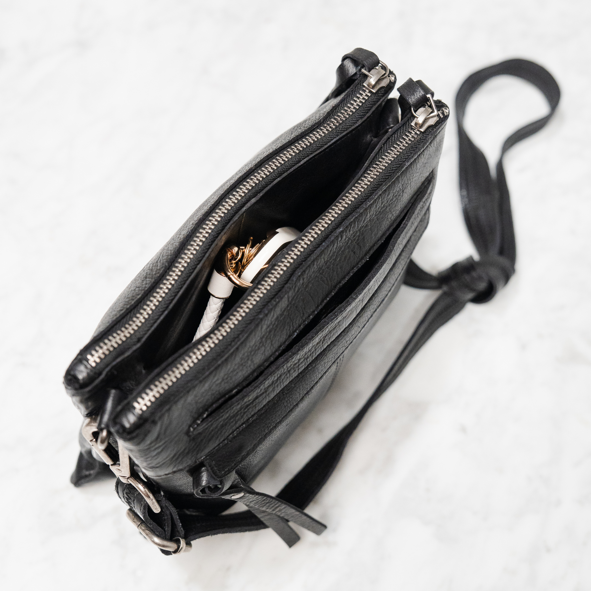 Jett Leather Crossbody - Image 9