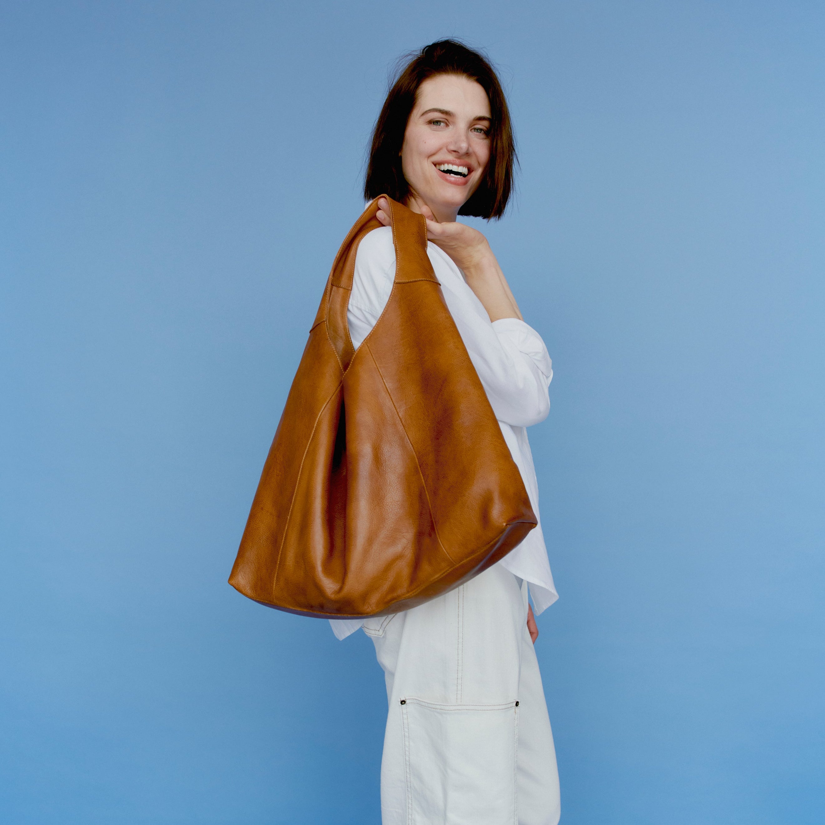 Lindsey Leather Tote Bag - Image 7