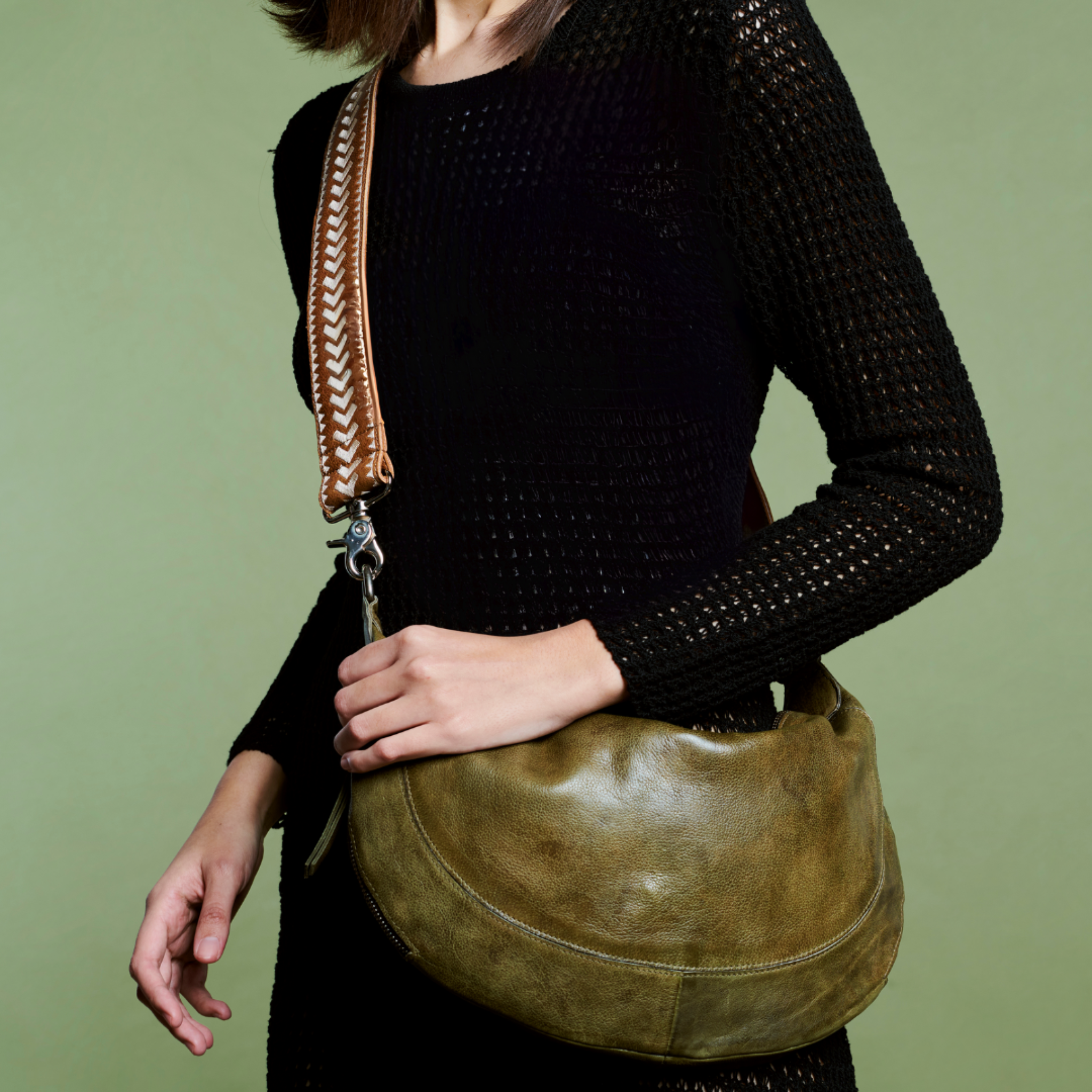 Callie Leather Sling Bag - Image 18